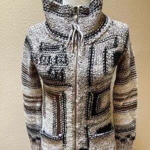 Wilfred Free Chunky Wool Zip Sweater Jacket | Apres Ski
